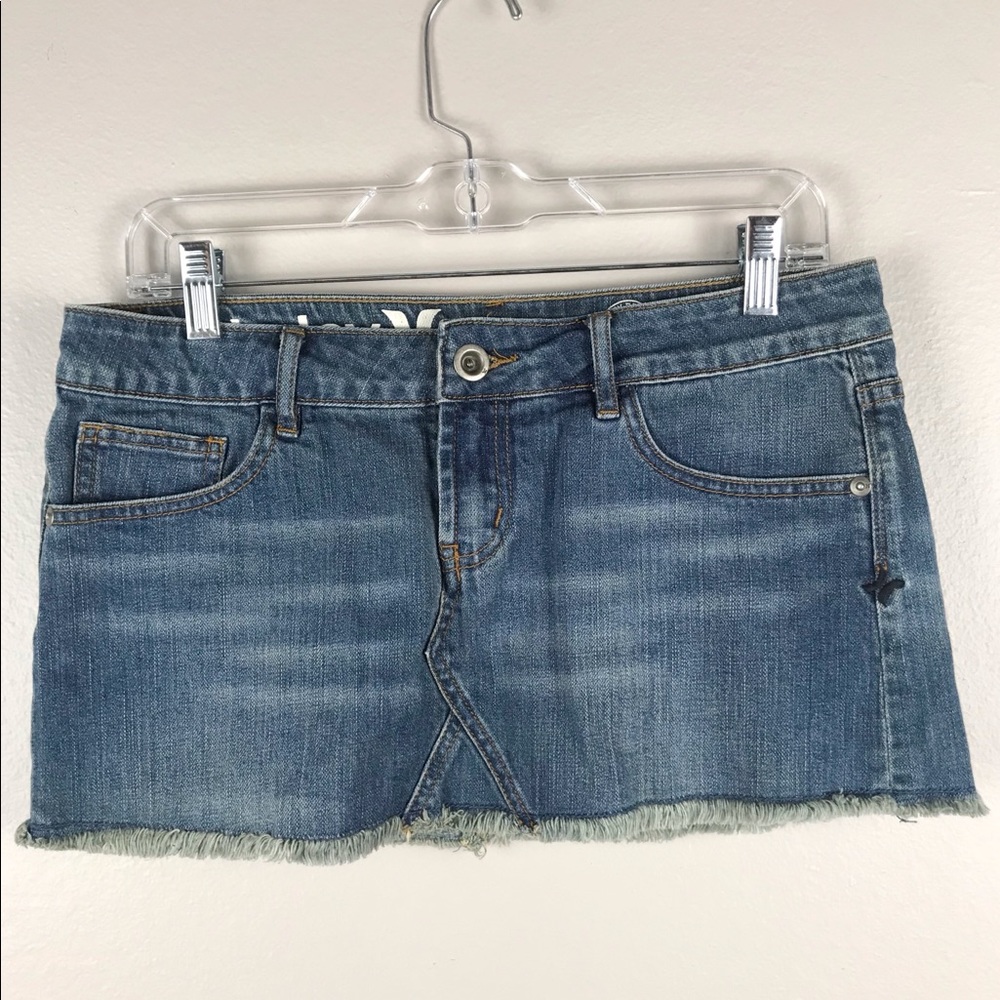 Hurley 72 Denim Mini Skirt Sz 30